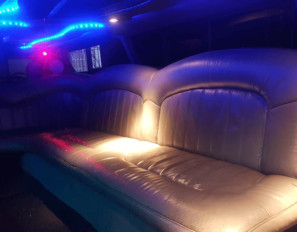 White Chrysler Limousine